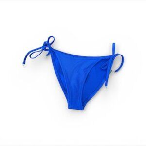Wild Fable Shiny Ribbed Cheeky Bikini Bottom Blue Size S and XXS NWT